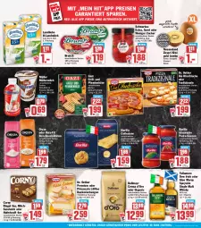 Gazetka promocyjna Hit - Wochenprospekt - Gazetka - ważna od 23.08 do 23.08.2025 - strona 18 - produkty: auto, backmischung, Backmischungen, barilla, Becher, corny, dallmayr, die ofenfrische, Dr. Oetker, eis, Elan, flasche, früchte, grill, hafer, jumbo, Käse, kiwi, Kiwi Gold, kraft, landliebe, landmilch, milch, Müller, müllermilch, Ofen, oryza, pasta, pasta-sauce, pfanne, pfannen, pfannenkäse, reis, reis-fit, riegel, sandwich, sauce, saucen, Schwartau, single malt, Spezi, Ti, tisch, tradizionale, tullamore, tullamore dew, und pfanne, whisky, zespri, ZTE, zucker