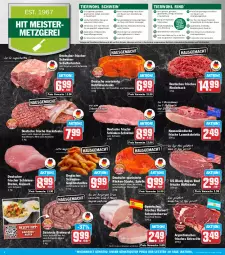 Gazetka promocyjna Hit - Wochenprospekt - Gazetka - ważna od 23.08 do 23.08.2025 - strona 4 - produkty: auer, Bau, Bauer, beef, bio, braten, bratwurst, eis, ente, entrecôte, fleisch, Geflügel, geschnetzeltes, gewürz, gulasch, hackfleisch, Holz, holzfällersteaks, hüftsteak, hüftsteaks, kotelett, lack, lamm, lammkotelett, mais, Meister, Mett, milch, monitor, pasta, pute, reis, Ria, rind, rinder, ring, salsiccia, schinken, schinkenbraten, schnitten, schnitzel, schwein, schweine, Spezi, Sport, steak, steaks, Ti, Tiere, tisch, wein, weine, wurst, Zelt, ZTE