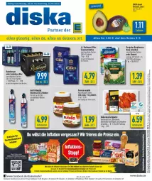 Gazetka promocyjna Diska - Prospekte - Gazetka - ważna od 25.06 do 25.06.2022 - strona 1 - produkty: aktionspreis, angebot, angebote, auer, avocado, Bau, Bauer, beispielabbildung, bergader, Berger, bier, creme, darbo, darboven, deka, eis, ferrero, grill, grillplatte, kaffee, Käse, latte, nuss, nuss-nugat-creme, nutella, radeberger, reis, Sprudel, Ti, Tiere, wasser, ZTE