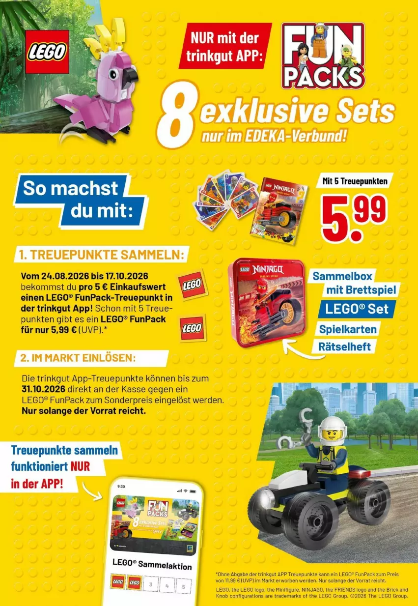 Aktueller Prospekt Trinkgut - Prospekte - von 20.09 bis 26.09.2026 - strona 6 - produkty: beko, eis, erde, LEGO®, ninjago, reis, tee, Ti