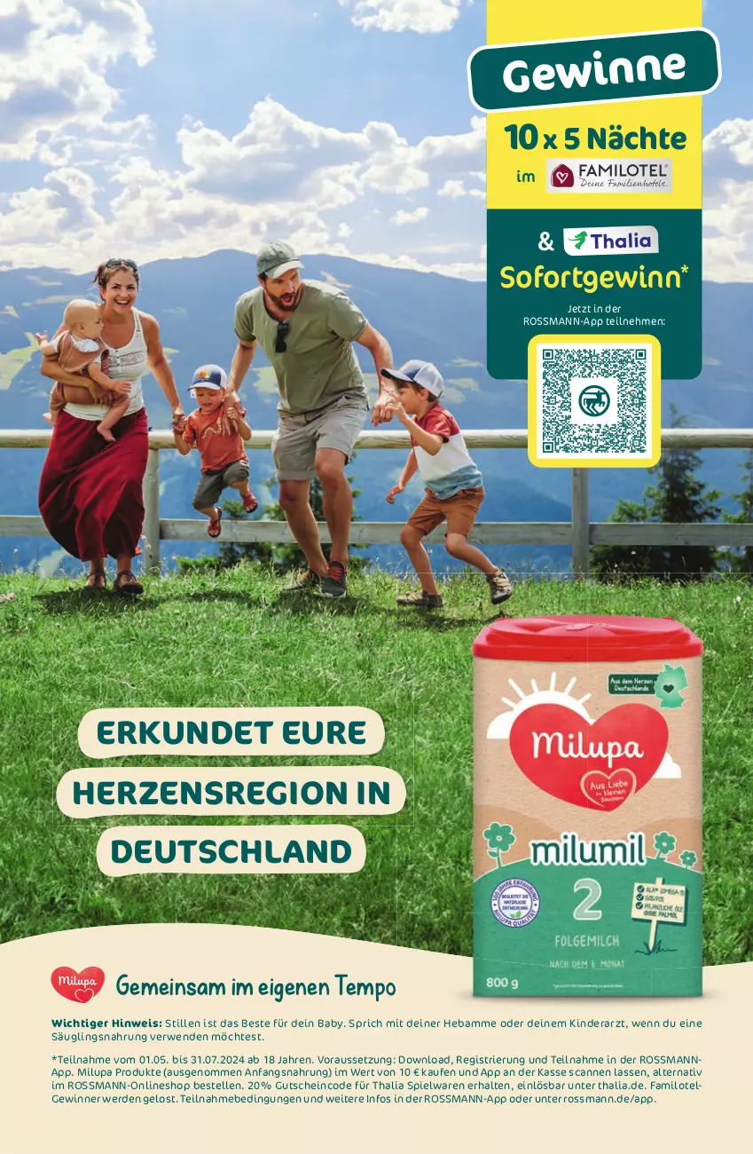 Aktueller Prospekt Rossmann - Prospekte - von 01.05 bis 31.07.2024 - strona 31 - produkty: eis, elle, erde, gutschein, Kinder, LG, milupa, rwe, spielwaren, Tempo, Ti