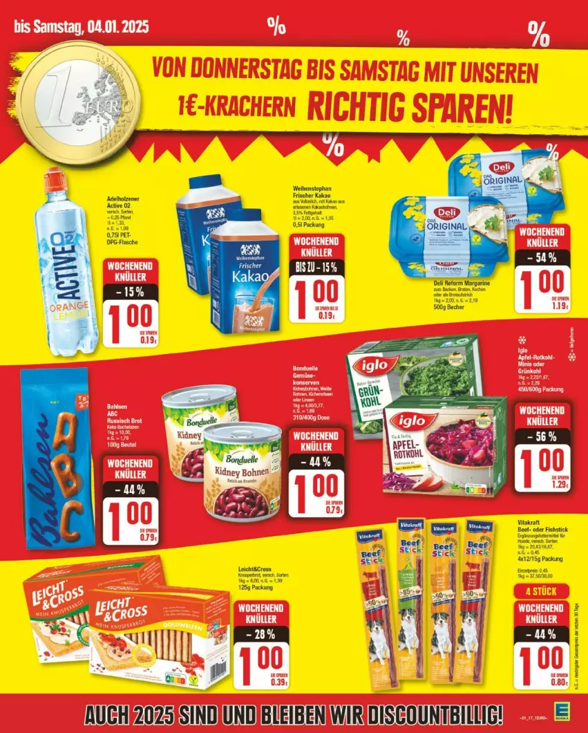 Aktueller Prospekt Edeka - Prospekte - von 30.12.2025 bis 04.01.2026 - strona 17 - produkty: adelholzener, flasche, Holz, kakao, Ti, weihenstephan