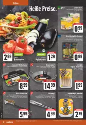 Gazetka promocyjna E Center - Angebote der Woche - Gazetka - ważna od 08.04 do 08.04.2023 - strona 12 - produkty: aktionspreis, discount, edelstahl, eis, gemüsemais, grill, grillzange, herdarten, mais, messer, reis, rispentomaten, rwe, Ti, tisch, tomate, tomaten, WICK