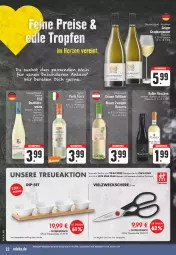 Gazetka promocyjna E Center - Angebote der Woche - Gazetka - ważna od 08.04 do 08.04.2023 - strona 22 - produkty: aktionspreis, ball, burgunder, dip, eis, flasche, grauburgunder, messer, perla, primitivo, reis, Schere, Ti, uhr, weck, wein, weine, wodka, ZTE