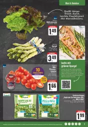 Gazetka promocyjna E Center - Angebote der Woche - Gazetka - ważna od 08.04 do 08.04.2023 - strona 5 - produkty: aeg, aktionspreis, Bad, ball, beutel, eis, erde, Garten, kopfsalat, kräuter, küche, Küchen, lachs, LG, obst, pflaume, pflaumen, reis, rezept, salat, spargel, spargel grün, Ti