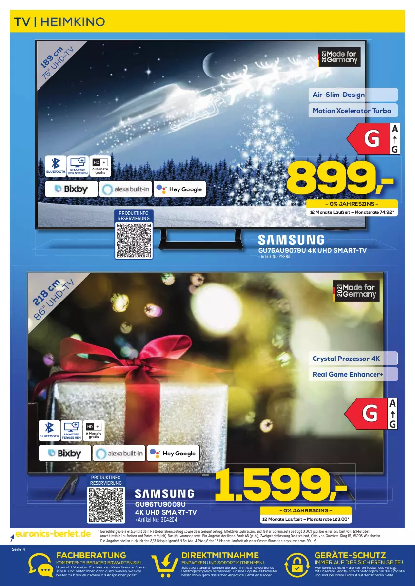 Aktueller Prospekt Berlet - Achtung!  - von 12.12 bis 18.12.2021 - strona 4 - produkty: angebot, Bad, Bank, eis, Elektro, elle, ente, leine, reis, ring, Ti, uhd