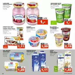 Gazetka promocyjna Real - Gazetka - ważna od 22.10 do 22.10.2022 - strona 10 - produkty: alpro, andechser natur, Becher, bio, choco fresh, deli reform, Dr. Oetker, drink, eis, exquisa, frische milch, frucht, fruchtjoghurt, grütze, hafer, joghur, joghurt, jogurt, Kinder, Kinder Choco fresh, Kinder Maxi, kinder maxi king, landliebe, margarine, milch, natur, nuss, pudding, quark, reis, sahne, soya, Ti, weihenstephan