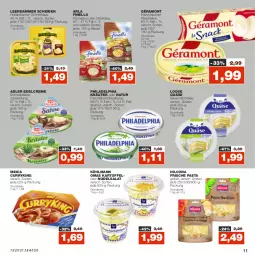 Gazetka promocyjna Real - Gazetka - ważna od 22.10 do 22.10.2022 - strona 11 - produkty: arla, auer, beutel, creme, curry, edelcreme, eis, finello, französischer weichkäse, Frische Pasta, frischkäse, frischkäsezubereitung, géramont, hilcona, holländischer schnittkäse, kartoffel, Käse, kräuter, kühlmann, leerdammer, Loose, meica, milch, natur, nudel, nudelsalat, Ofen, Ofenkäse, pasta, philadelphia, pizza, quäse, reis, salat, Sauermilchkäse, Schmelzkäse, schmelzkäsezubereitung, schnittkäse, weichkäse