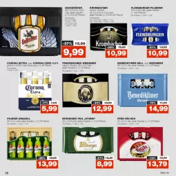 Gazetka promocyjna Real - Gazetka - ważna od 22.10 do 22.10.2022 - strona 18 - produkty: Benediktiner, bier, bitburger, bitburger pils, burger, corona, corona extra, eis, flensburger, franziskaner, Früh Kölsch, hasseröder, krombache, krombacher, pils, pilsener, pilsner, pilsner urquell, reis, Ti, weissbier