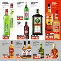 Gazetka promocyjna Real - Gazetka - ważna od 22.10 do 22.10.2022 - strona 21 - produkty: apfel, aqua, aquavit, berentzen, bourbon, bourbon whiskey, eis, flasche, Germ, Havana Club, irish whiskey, jägermeister, jim beam, kräuter, malteser, Meister, osborne, reis, rum, scotch, scotch whisky, single malt, Ti, veterano, whiskey, whisky