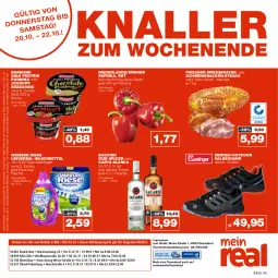 Gazetka promocyjna Real - Gazetka - ważna od 22.10 do 22.10.2022 - strona 28 - produkty: bacardi, bacardi rum, Becher, bosch, braten, ehrmann, eis, elle, flasche, joghur, joghurt, LG, Metro, Narzissen, natur, paprika, payback, pudding, reis, rum, schuhe, schwein, schweine, schweinenacken, steak, steaks, Ti, waschmittel, wein, weine, Weisser Riese