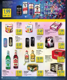 Gazetka promocyjna Diska - Gazetka - ważna od 10.02 do 10.02.2024 - strona 2 - produkty: aktionspreis, alkohol, berliner, budweiser, drink, duplo, eis, energy drink, ferrero, flasche, frucht, getränk, gin, gordon, jack daniel, jack daniels, Kinder, konfitüre, konfitüre extra, kräuter, kräuterlikör, likör, merl, nordbrand, pils, pilsener, reis, riegel, Sierra, sierra tequila, steiner, tequila, Ti, veltins, warsteiner