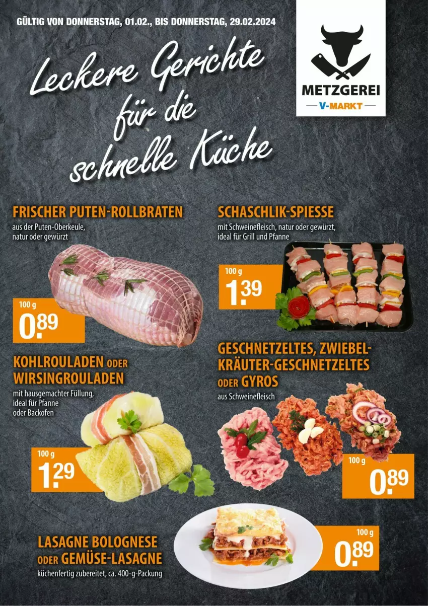 Aktueller Prospekt Vmarkt - Prospekte - von 31.01 bis 14.02.2024 - strona 1 - produkty: küche, Küchen, mac, pfanne, Ti