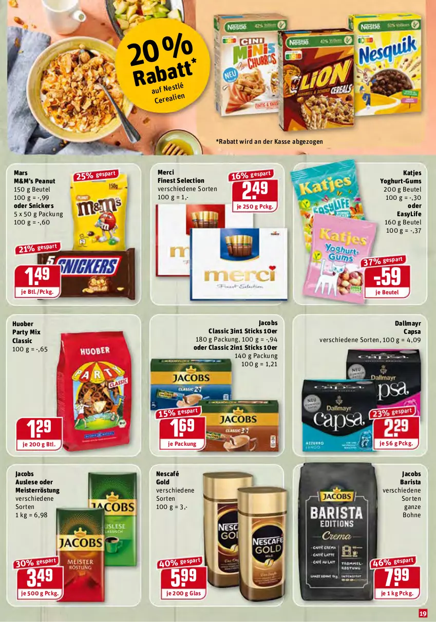 Aktueller Prospekt Rewe - Diese Woche im Angebot! - von 13.09 bis 18.09.2021 - strona 19