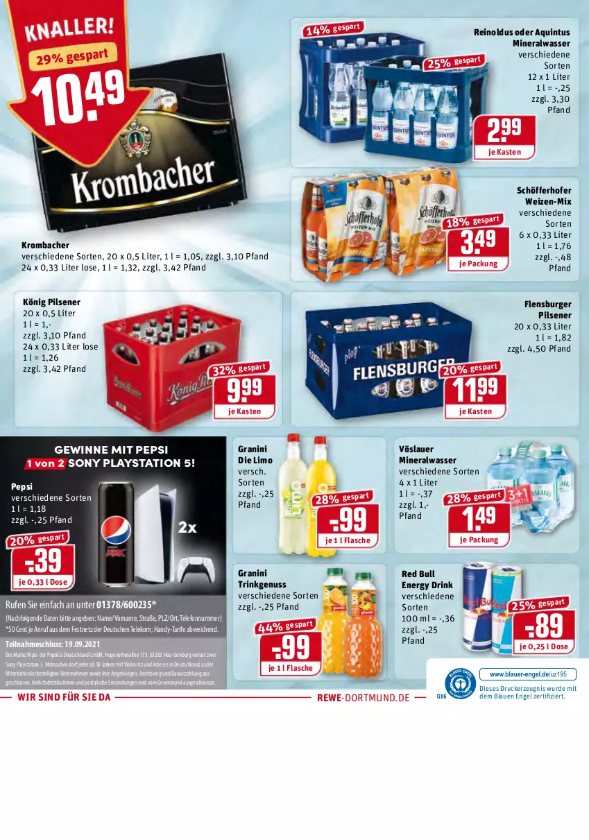 Aktueller Prospekt Rewe - Diese Woche im Angebot! - von 13.09 bis 18.09.2021 - strona 20