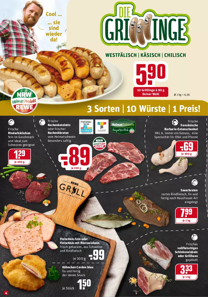 Aktueller Prospekt Rewe - Diese Woche im Angebot! - von 13.09 bis 18.09.2021 - strona 4