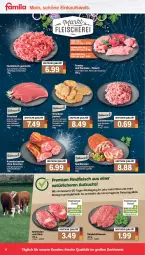 Gazetka promocyjna Famila - Prospekte - Gazetka - ważna od 31.12 do 31.12.2022 - strona 4 - produkty: braten, eis, entrecôte, fleisch, Fondue, hackfleisch, hackfleisch gemischt, hüftsteak, kasseler, Mett, rind, rinder, rindfleisch, rwe, Schal, Schale, schinken, schnitzel, schwein, schwein und rind, schweine, schweinefleisch, schweinenacken, steak, Ti, vom schweinenacken, wein, weine