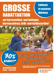 Gazetka promocyjna Vmarkt - V-Markt - Gazetka - ważna od 10.08 do 10.08.2022 - strona 17 - produkty: Bau, beispielabbildung, eis, Garten, gartenmöbel, grill, LG, möbel, schirme, Ti