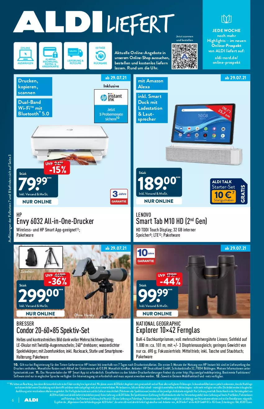 Aktueller Prospekt Aldi Nord - Multimedia - von 29.07 bis 29.07.2021 - strona 6