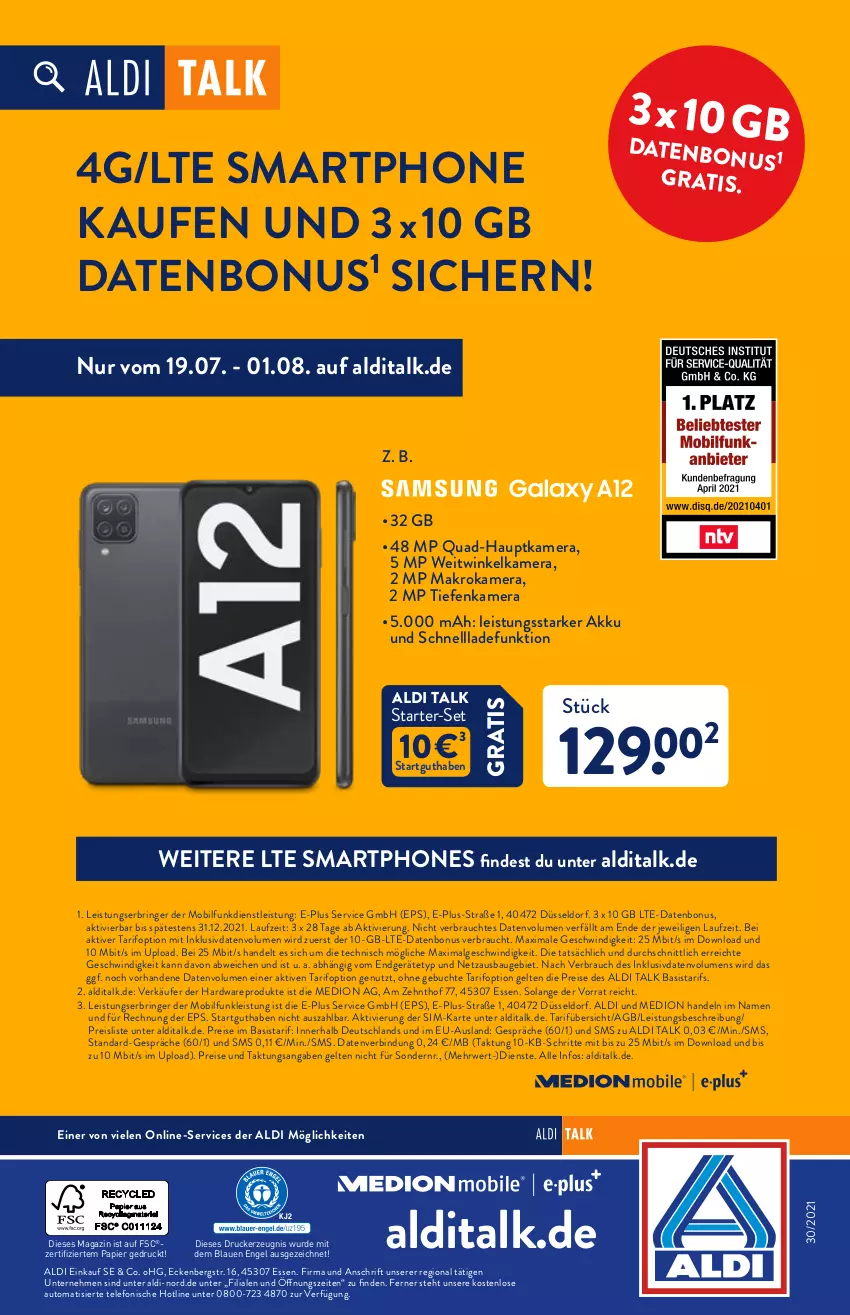 Aktueller Prospekt Aldi Nord - Multimedia - von 29.07 bis 29.07.2021 - strona 8