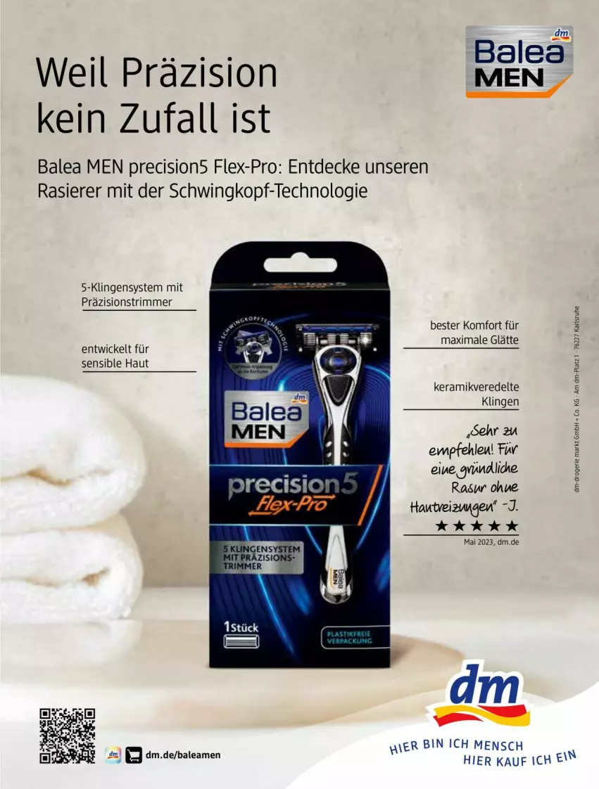 Aktueller Prospekt Dm Drogerie - Prospekte - von 01.08 bis 31.08.2023 - strona 25 - produkty: decke, rasierer, WICK