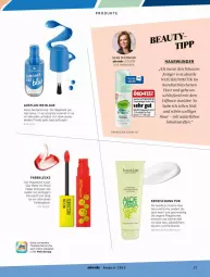 Gazetka promocyjna Dm Drogerie - Prospekte - Gazetka - ważna od 31.08 do 31.08.2023 - strona 29 - produkty: aloe vera, Alverde, Brei, dusche, energizer, erde, gin, gurke, handtuch, kosmetik, Maybelline, natur, naturkosmetik, Panthenol, Pinsel, Ti, tuc