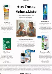 Gazetka promocyjna Dm Drogerie - Prospekte - Gazetka - ważna od 31.08 do 31.08.2023 - strona 66 - produkty: alkohol, Alverde, Apotheke, Bad, bio, blume, blumen, Blüte, eis, elle, erde, ilag, Kaiser, Kamill, kamille, kneipp, kraft, LG, mundwasser, pflanze, pflanzen, Pflanzenöl, reis, ring, rwe, schuhe, Ti, wasser, ZTE