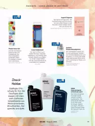 Gazetka promocyjna Dm Drogerie - Prospekte - Gazetka - ważna od 31.08 do 31.08.2023 - strona 99 - produkty: apfel, bio, brie, bugatti, duschgel, Eau de parfum, eis, frucht, früchte, früchten, kleid, Kleidung, Koriander, minze, parfum, Ria, rucksack, sac, Sport, Ti, vita, vitalis, zitrone