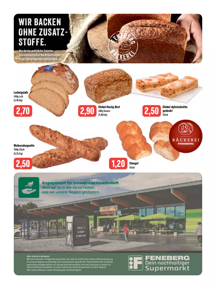 Aktueller Prospekt Feneberg - Prospekte - von 09.06 bis 10.06.2023 - strona 5 - produkty: apfel, backmischung, Backmischungen, baguette, bio, brot, elle, Engel, honig, lebensmittel, mac, nuss, Ti, trolli, walnuss