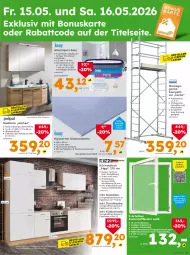 Gazetka promocyjna  - Gazetka - ważna od 16.05 do 16.05.2026 - strona 3 - produkty: ACC, accessoires, arbeitsplatte, armatur, backofen, Bad, Bau, eimer, einbauspüle, eis, fenster, geschirr, geschirrspüler, glaskeramik, glaskeramikkochfeld, HP, kochfeld, küche, Küchen, küchenblock, kühlschrank, latte, Leuchte, Ofen, ohne geschirrspüler, Rauch, reis, riegel, rum, Schal, Schrank, sonoma eiche, Spektrum, Spültischarmatur, Streichputz, Ti, tisch, waschtisch