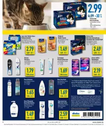 Gazetka promocyjna Diska - Prospekte - Gazetka - ważna od 10.09 do 10.09.2022 - strona 9 - produkty: Alwa, Always, Bad, body, coupon, coupons, creme, dailies, deo, deospray, dove, duschbad, erde, felix, flasche, gin, katzennahrung, kraft, Lotion, purina, rexona, sensations, sensodyne, slip, slipeinlagen, snack, snacks, sofortrabatt, spee, Ti, Trockennahrung, Vase, vita, vitakraft, vollwaschmittel, Waschlotion, waschmittel, zahncreme