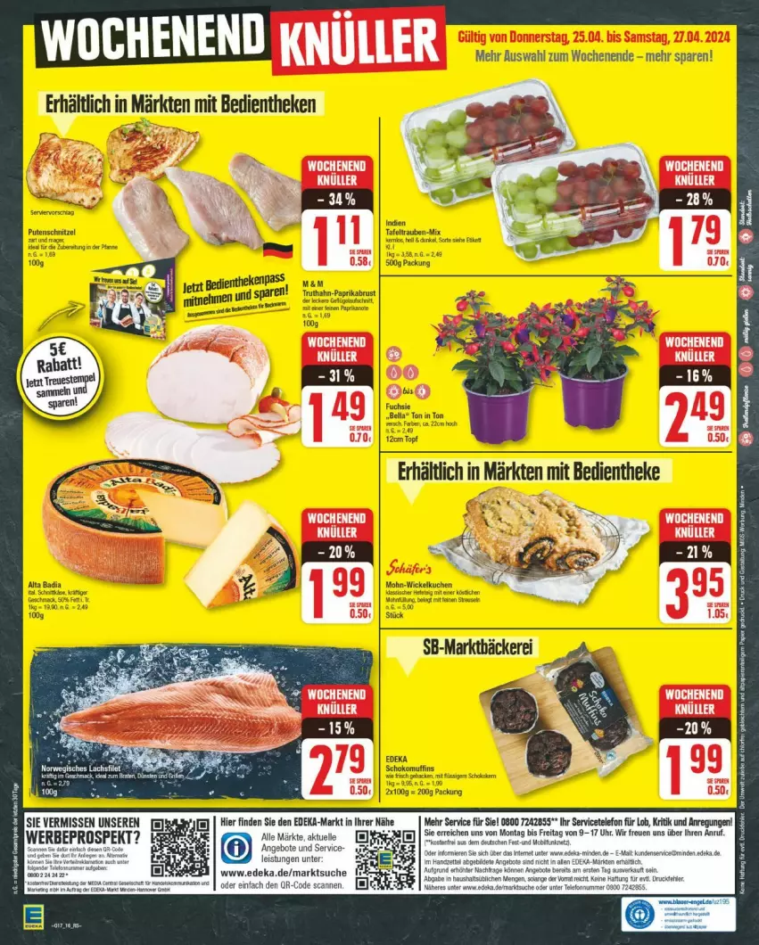 Aktueller Prospekt Edeka - Prospekte - von 22.04 bis 27.04.2024 - strona 16 - produkty: mac, rwe, Ti