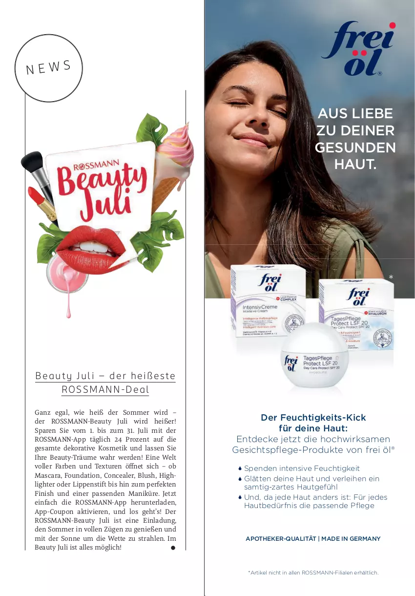 Aktueller Prospekt Rossmann - Prospekte - von 06.05 bis 28.07.2024 - strona 95 - produkty: Apotheke, coupon, decke, erde, Finish, Germ, kosmetik, Lippenstift, Mascara, Ti