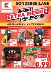 Gazetka promocyjna Kaufland - Spezielle Angebote - Gazetka - ważna od 02.02 do 02.02.2022 - strona 1 - produkty: angebot, angebote, auer, avocado, Bau, Bauer, beef, cheddar, eis, esrom, höhlenkäse, ilag, Käse, lack, mac, natur, pils, pilsner, reis, rind, rinder, Rindersteak, schnittkäse, Spezi, steak, steakhüfte, Ti, wiesbauer, wurst, ZTE