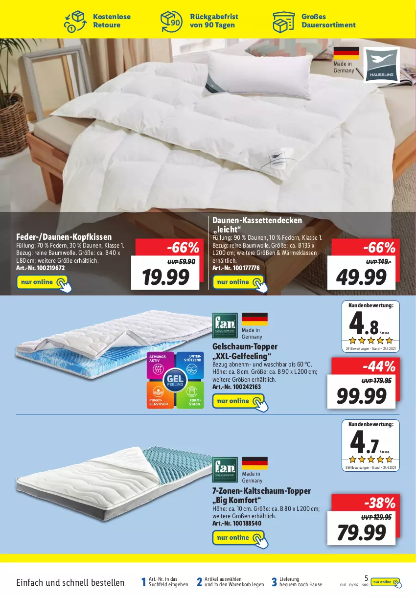 Aktueller Prospekt Lidl - Onlineshop-Highlights der Woche - von 10.05 bis 16.05.2021 - strona 5