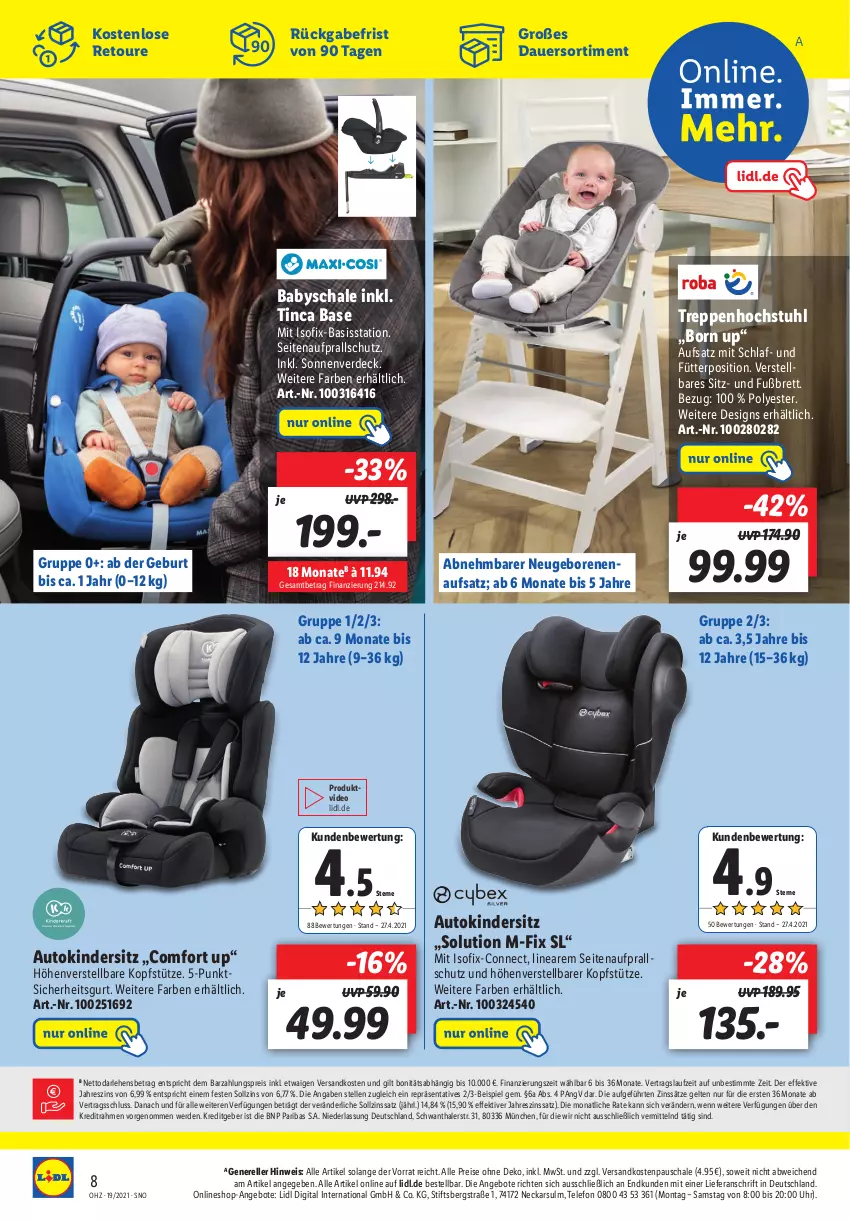 Aktueller Prospekt Lidl - Onlineshop-Highlights der Woche - von 10.05 bis 16.05.2021 - strona 8