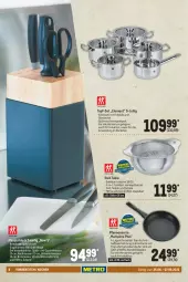 Gazetka promocyjna Metro - Kochen Spezial - Gazetka - ważna od 07.09 do 07.09.2022 - strona 8 - produkty: backofen, brie, brot, decke, Deckel, edelstahl, eier, eis, Glasdeckel, herdarten, messer, messerblock, Ofen, pfanne, pfannen, rwe, Schal, Schale, Schere, Spezi, spülmaschinen, Ti, topf, topf-set