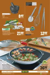 Gazetka promocyjna Metro - Kochen Spezial - Gazetka - ważna od 07.09 do 07.09.2022 - strona 9 - produkty: brut, decke, Deckel, edelstahl, eis, elle, Glasdeckel, herdarten, HP, küche, Küchen, Küchenhelfer, pizza, reis, Schneebesen, spülmaschinen, teller, Ti, tisch, wok