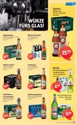 Gazetka promocyjna Getraenke Hoffmann - Prospekte - Gazetka - ważna od 29.10 do 29.10.2022 - strona 7 - produkty: Alpirsbacher, axe, Berger, bier, elle, Freiberger, getränk, gin, jever, Jubiläums, kellerbier, mais, mönchshof, Moy Bier, oder radler, radler, Saalfelder, Spaten, Spezi, steiner, Ti, tyskie, warsteiner, weihenstephan, WICK, Wild