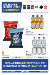 Gazetka promocyjna Metro - Händler Journal - Gazetka - ważna od 28.02 do 28.02.2025 - strona 19 - produkty: Alwa, apfel, Apfelschorle, chips, elle, flasche, Metro, mineralwasser, schorle, Ti, wasser