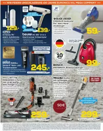 Gazetka promocyjna Euronics - Prospekte - Gazetka - ważna od 30.09 do 30.09.2025 - strona 4 - produkty: akku, Akku-Staubsauger, auto, Behälter, beutel, bodenstaubsauger, bosch, braun, bürste, decke, dvb, eier, eis, Elektro, haartrockner, lack, miele, Pinsel, rum, staubbeutel, staubsauger, tee, Ti, tisch, Trockner, usb, zahnbürste