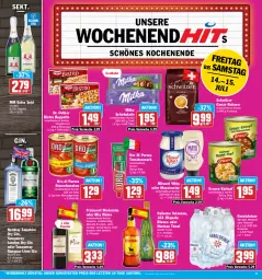 Gazetka promocyjna Hit - Prospekte - Gazetka - ważna od 15.07 do 15.07.2023 - strona 15 - produkty: baguette, Bistro Baguette, bohne, bohnen, bombay sapphire, Dr. Oetker, dry gin, eintopf, eis, ente, erasco, Etiqueta Blanca, flasche, freixenet, gerolsteine, gerolsteiner, gin, london dry, london dry gin, mayonnaise, milka, milka schokolade, miracel, miracel whip, mm extra, natur, oro di parma, osborne, reis, rel, sapphire, schoko, schokolade, sekt, Sprudel, steiner, Tanqueray, Ti, tomate, tomaten, tomatenmark, topf, veterano, wein, weine, Yo, ZTE