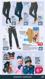 Gazetka promocyjna Netto - Woche 2 - Gazetka - ważna od 14.01 do 14.01.2023 - strona 11 - produkty: Bengalin, eis, gin, handschuhe, hose, Kinder, leggings, Mütze, Paw Patrol, Peppa Pig, Ria, rum, salz, schuhe, Strumpfhose, Tasche, taschen, Thermoleggings, Thermostrumpfhose, Ti, wasser