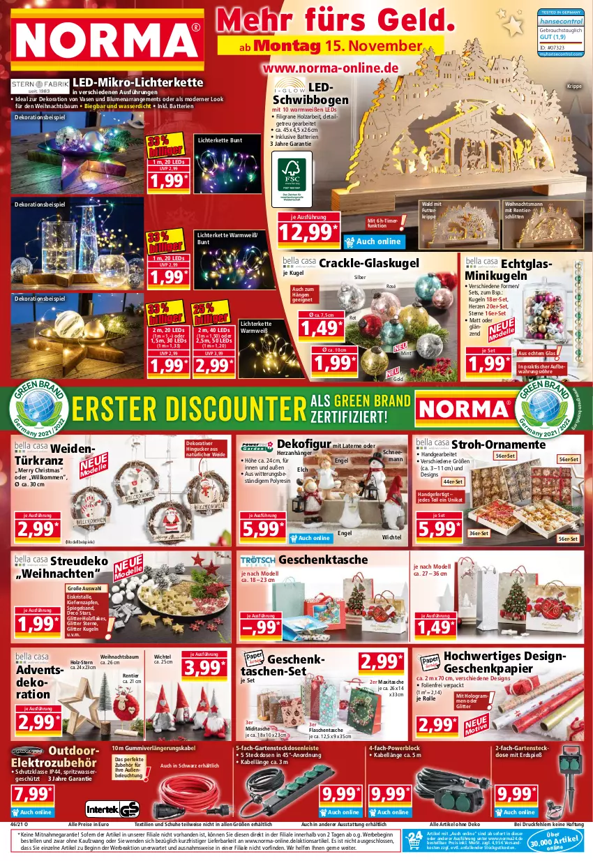 Aktueller Prospekt Norma - Norma - von 15.11 bis 22.11.2021 - strona 1