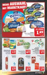 Gazetka promocyjna Marktkauf - Prospekt - Gazetka - ważna od 10.04 do 10.04.2021 - strona 17 - produkty: altenburger, bavaria blu, Becher, bergader, bier, bierschinken, bresso, burger, camembert, creme, doppelrahmstufe, frischkäse, jagdwurst, Käse, lebensmittel, milram, prosciutto, Ria, schinken, serrano, Skyr, Ti, weichkäse, wurst