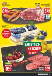 Gazetka promocyjna Edeka - Angebote der Woche - Gazetka - ważna od 05.08 do 05.08.2023 - strona 23 - produkty: burger, eis, fleisch, kirsch, kirsche, kirschen, korb, kracher, rind, rindfleisch