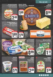 Gazetka promocyjna Edeka - Angebote der Woche - Gazetka - ważna od 05.08 do 05.08.2023 - strona 5 - produkty: aktionspreis, asti, Becher, bresso, burger, cheddar, chili, eier, eis, emmentaler, exquisa, exquisa frischkäse, frischkäse, geschnetzeltes, hartkäse, holländischer schnittkäse, Käse, Limburger, reis, Rubius, rwe, schinken, schnittkäse, St. Mang, Ti, weichkäse, Zelt, ZTE