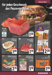 Gazetka promocyjna Edeka - Angebote der Woche - Gazetka - ważna od 05.08 do 05.08.2023 - strona 9 - produkty: aktionspreis, angebot, bifi, eis, fleisch, Kaiser, mac, nuss, prinzensülze, Rauch, reis, schinken, tee, Ti, wiener, wurst