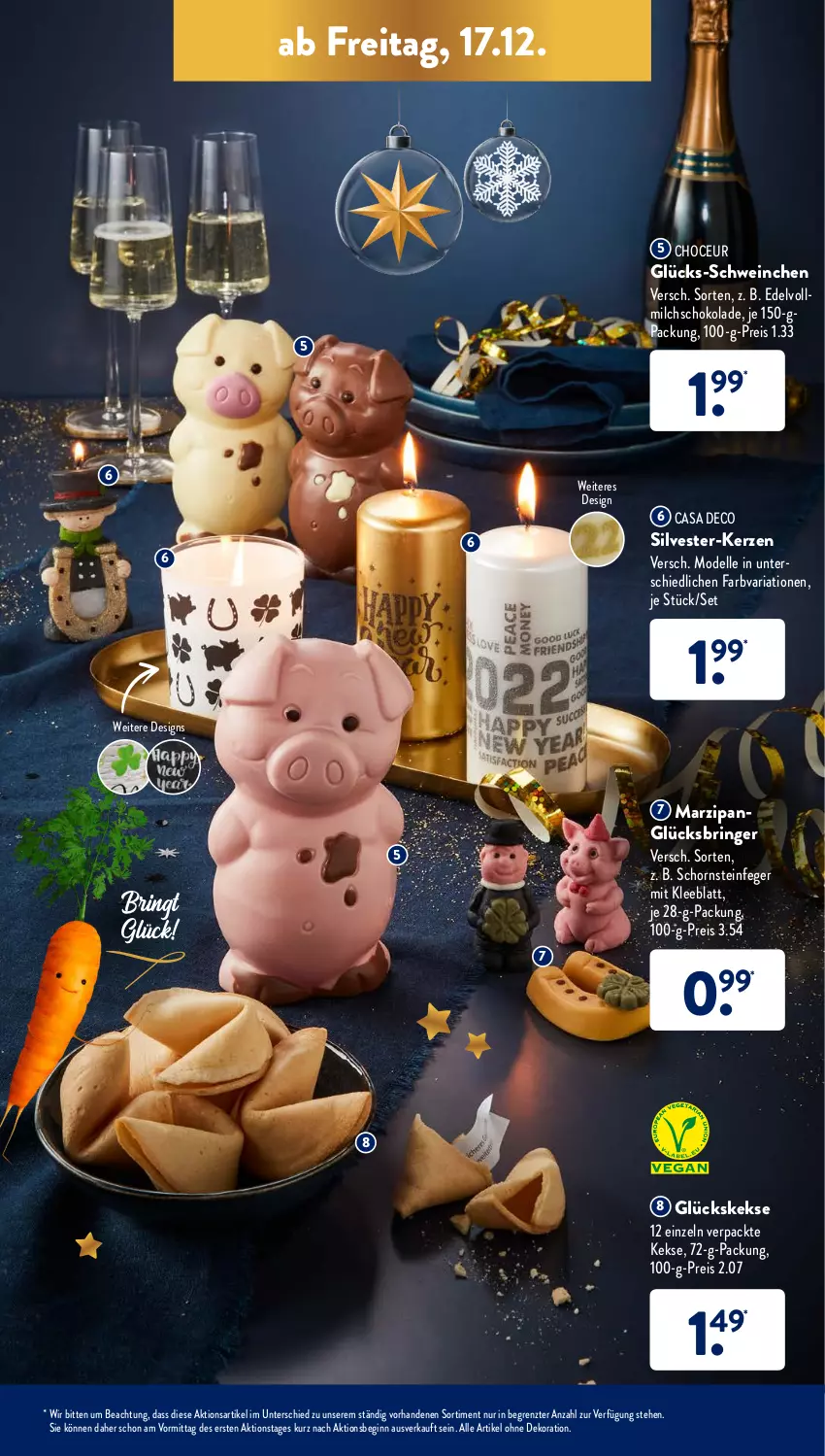 Aktueller Prospekt AldiSud - ALDI Aktuell - von 13.12 bis 18.12.2021 - strona 47 - produkty: alle artikel ohne dekoration, casa deco, dekoration, dell, eis, elle, gin, keks, kekse, kerze, marzipan, milch, Mode, reis, Ria, ring, schoko, schokolade, Schornsteinfeger, schwein, Ti, vollmilch, wein, ZTE