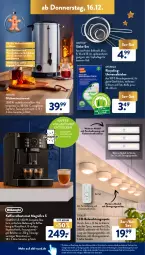 Gazetka promocyjna AldiSud - ALDI Aktuell - Gazetka - ważna od 18.12 do 18.12.2021 - strona 34 - produkty: aldi, alle artikel ohne dekoration, ambia, auto, batterie, batterien, Bau, Behälter, beleuchtung, bier, Clin, Crofton, crofton®, decke, dekoration, dell, edelstahl, eis, elle, , fernbedienung, getränk, getränke, gin, Glühwein, kaffee, kaffeevollautomat, latte, led-beleuchtung, leds, Liege, mit fernbedienung, Mode, obst, Obst und Gemüse, Optiwisch, Pfau, recyclingmaterial, reis, Ria, spülmaschinen, Ti, topf, tuc, tücher, und gemüse, wasser, wassertank, wein, ZTE